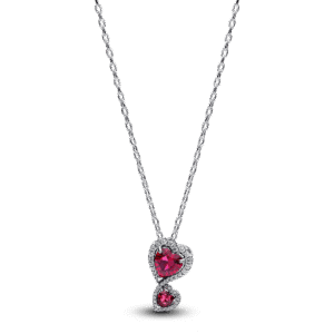Collar Halo Rojo Corazones